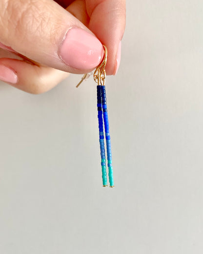 Ombré Dainty Seed Earrings