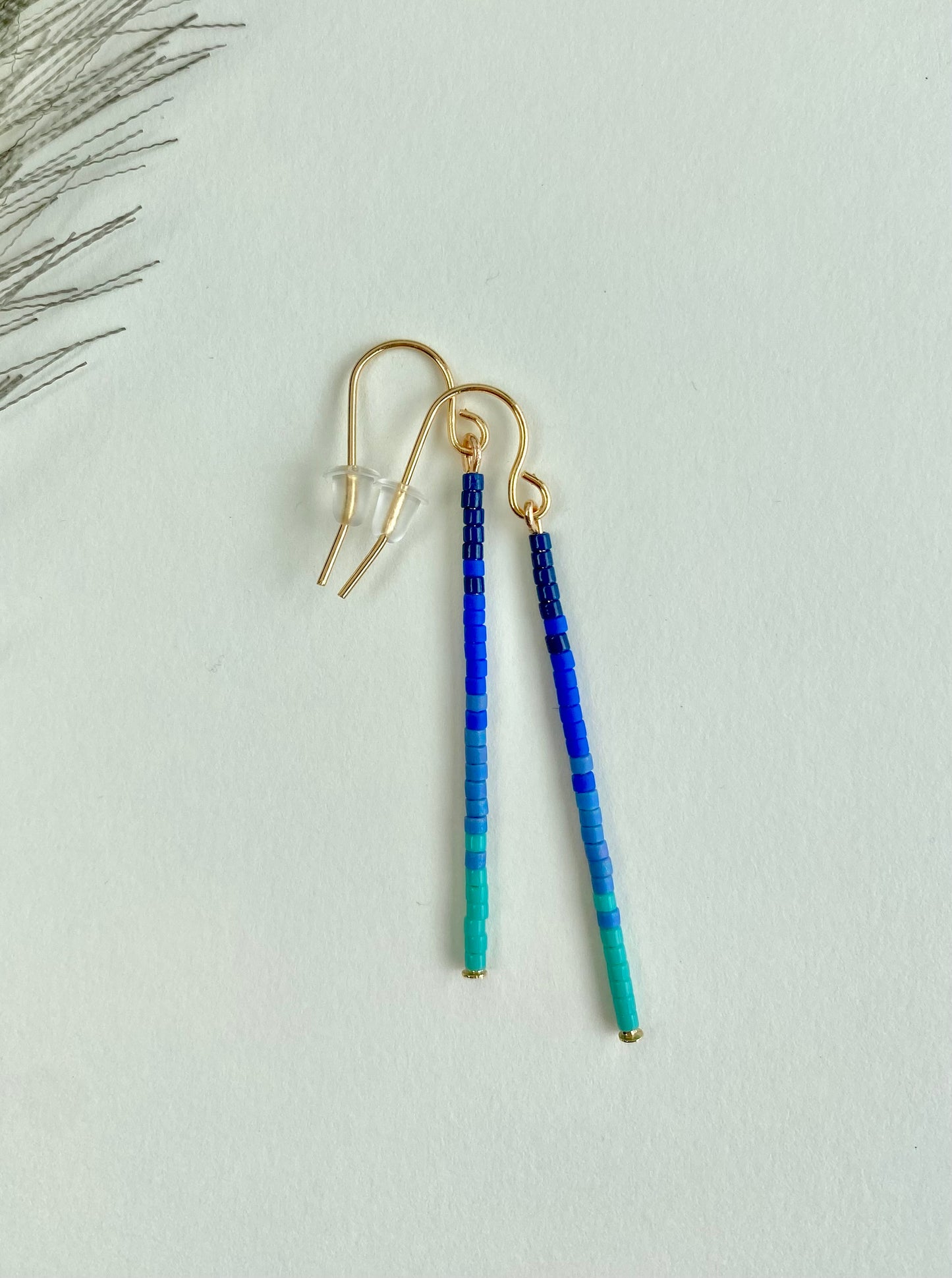 Ombré Dainty Seed Earrings