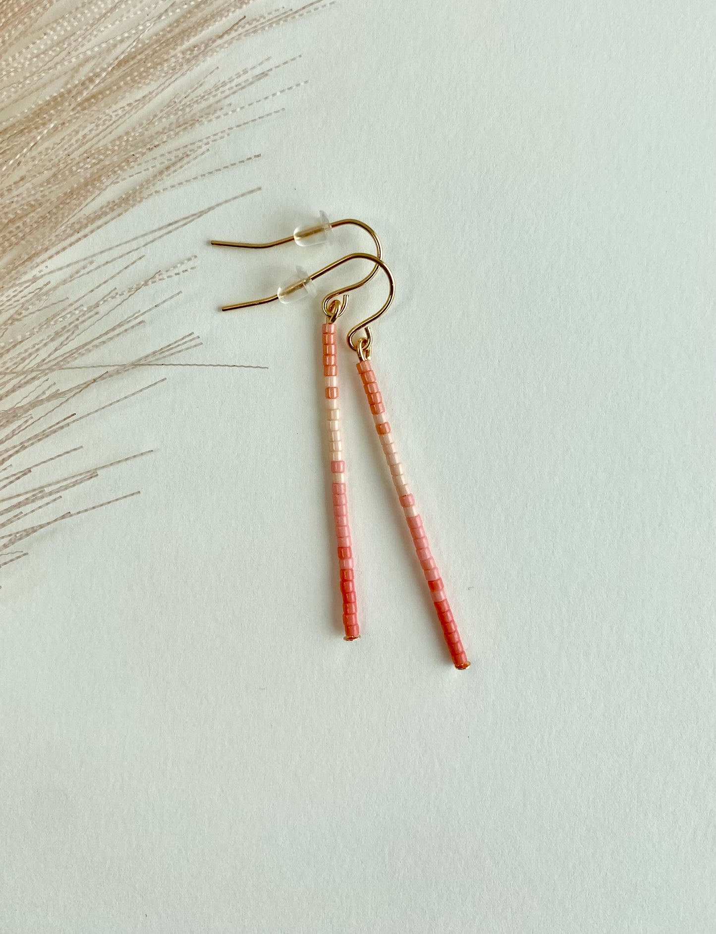 Ombré Dainty Seed Earrings