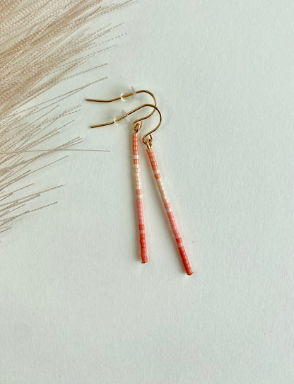 Ombré Dainty Seed Earrings