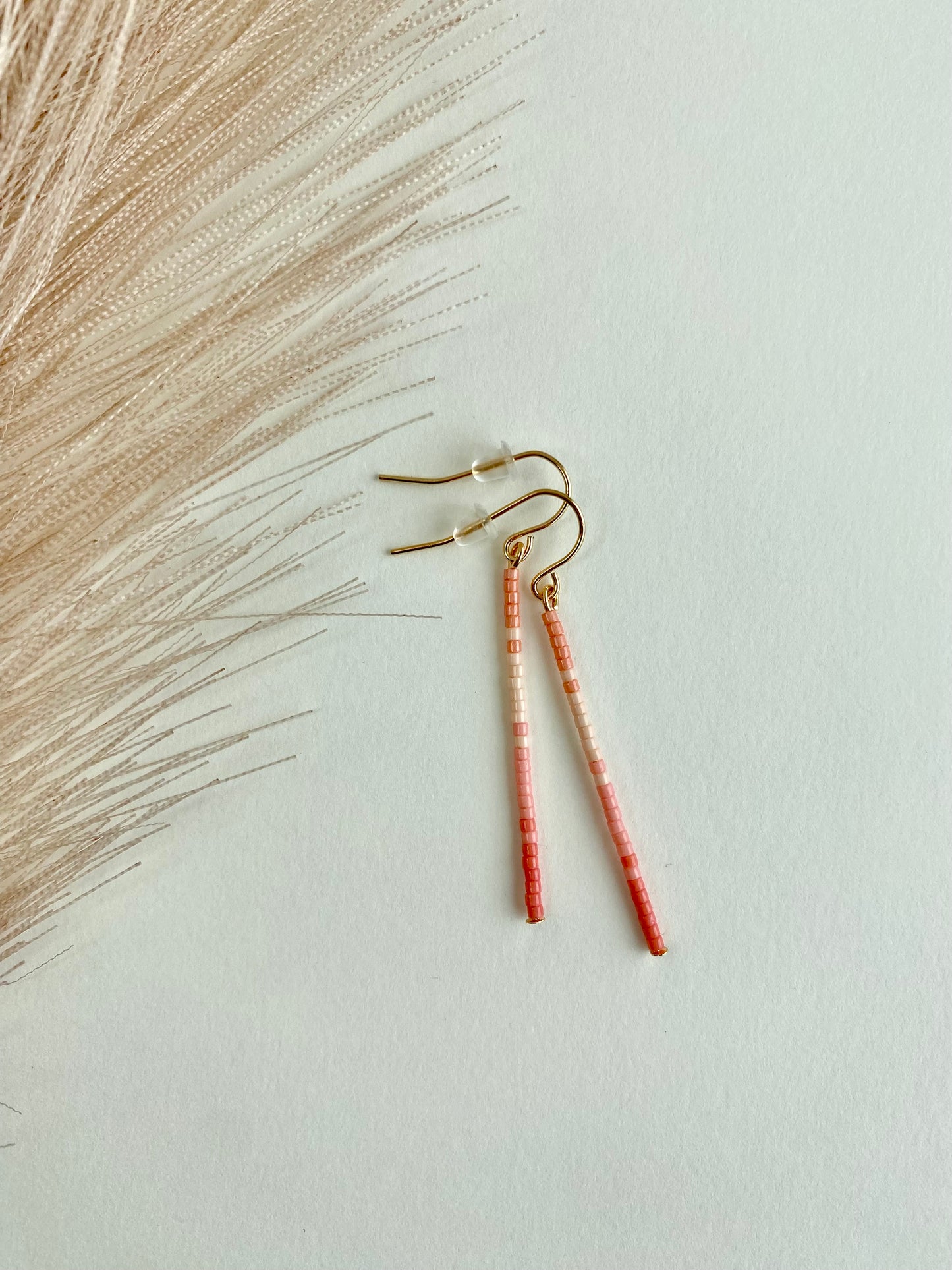 Ombré Dainty Seed Earrings