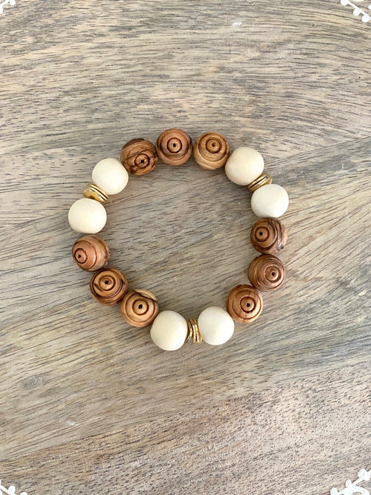 Spiritual Lite Wood Bracelet